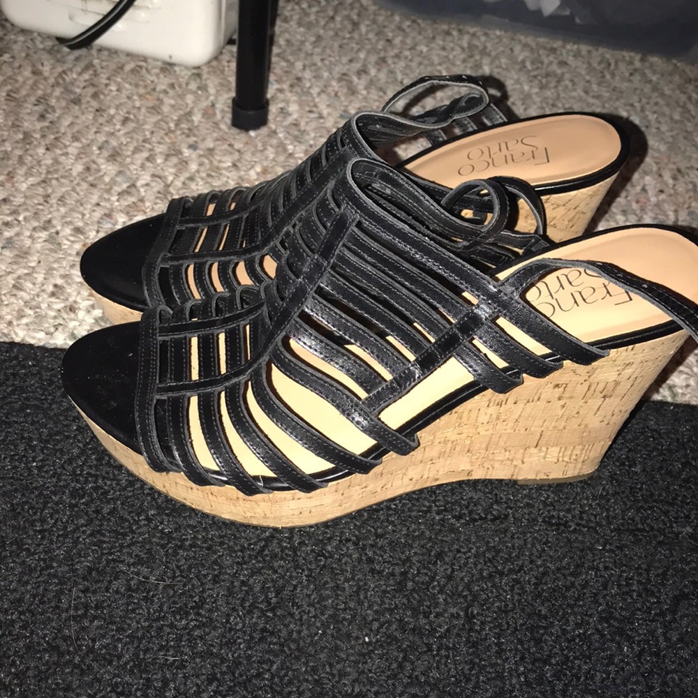 Franco Sarto SUMMER CORK HEELED WEDGE